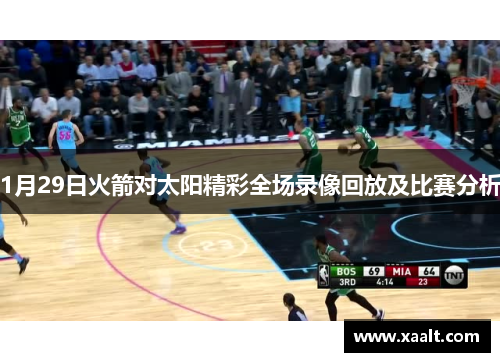 1月29日火箭对太阳精彩全场录像回放及比赛分析